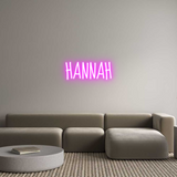 Custom Neon: HANNAH