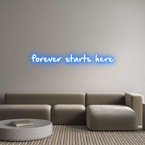 Custom Neon: forever start...