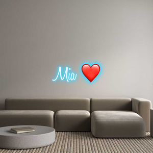 Custom Neon: Mia ❤️