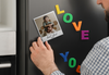 Personalized Father's Day Magnetic Polaroid, Best Dad Portrait 2022