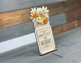 Personalized Picked For Mommy Flower Stand / Mother's Day Gift / Mommy Flowers / Flower Holder / Flower Vase / Mothers Day Flowers Gift