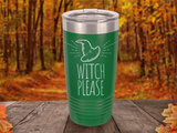 Witch Please Halloween Tumbler | Custom Fall Drinkware | Durable Personalized Mug