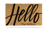 Hello Personalized Doormat | Personalized Housewarming Gift