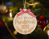 Pandemic Christmas Tree Ornament